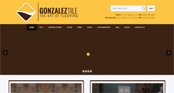 Desktop Screenshot of gonzaleztile.com
